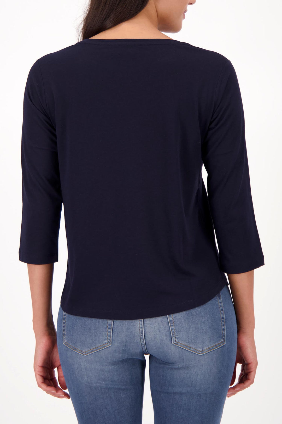 Eiffel Tower Tee in Navy Night Sky