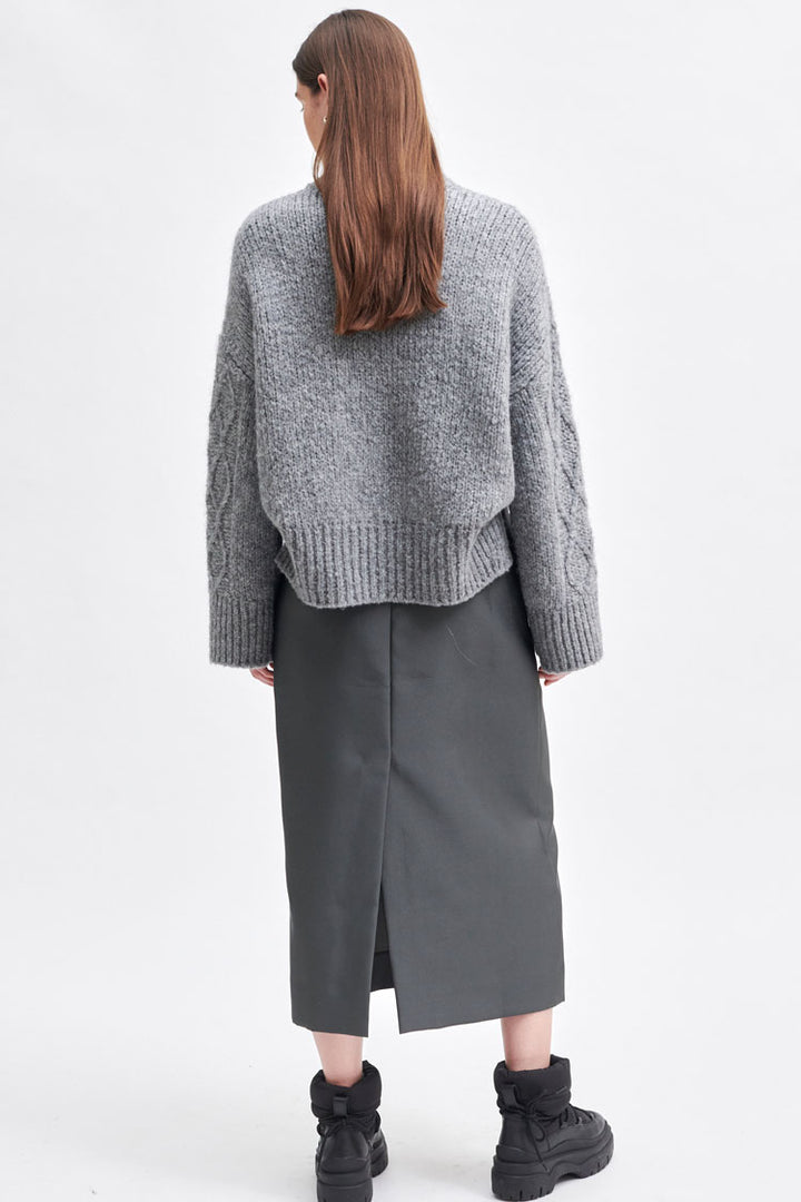 Elegance Long Shine Skirt | FINAL SALE