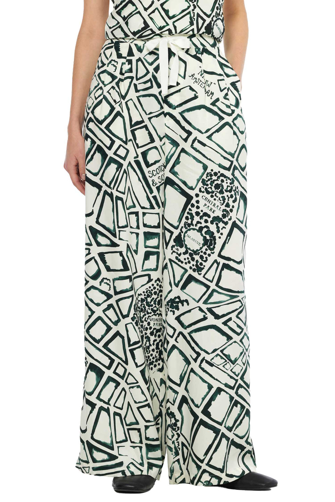 Eleni Wide Leg Pant in Nieuw Amsterdam