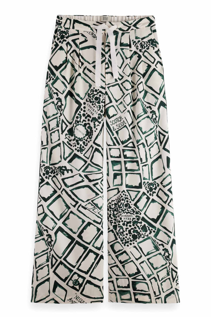 Eleni Wide Leg Pant in Nieuw Amsterdam