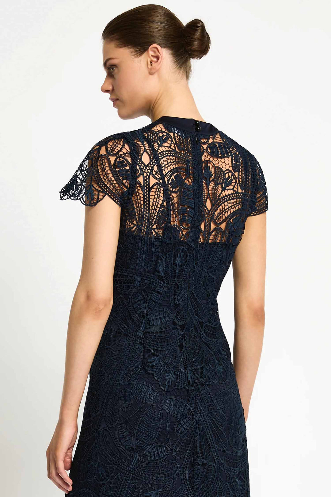 Elise Midi Dress in Midnight