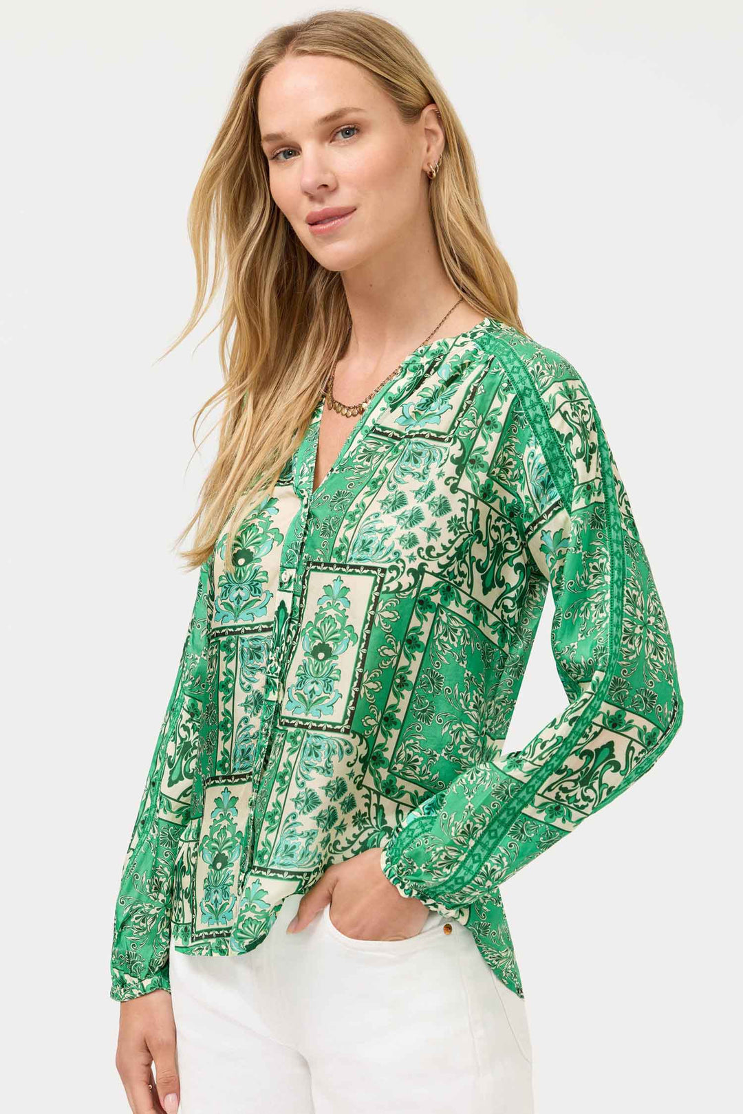 Ellen Button Up in Hollandia