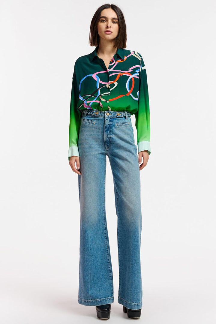 Elora Multicolour Printed Shirt