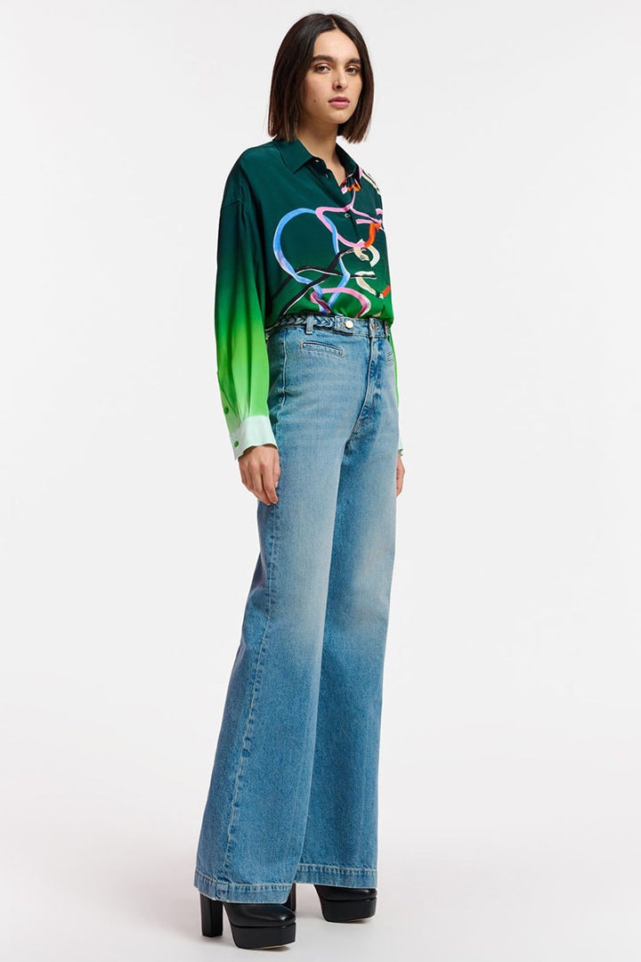 Elora Multicolour Printed Shirt