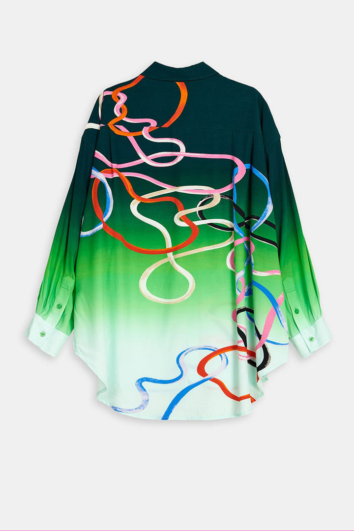 Elora Multicolour Printed Shirt
