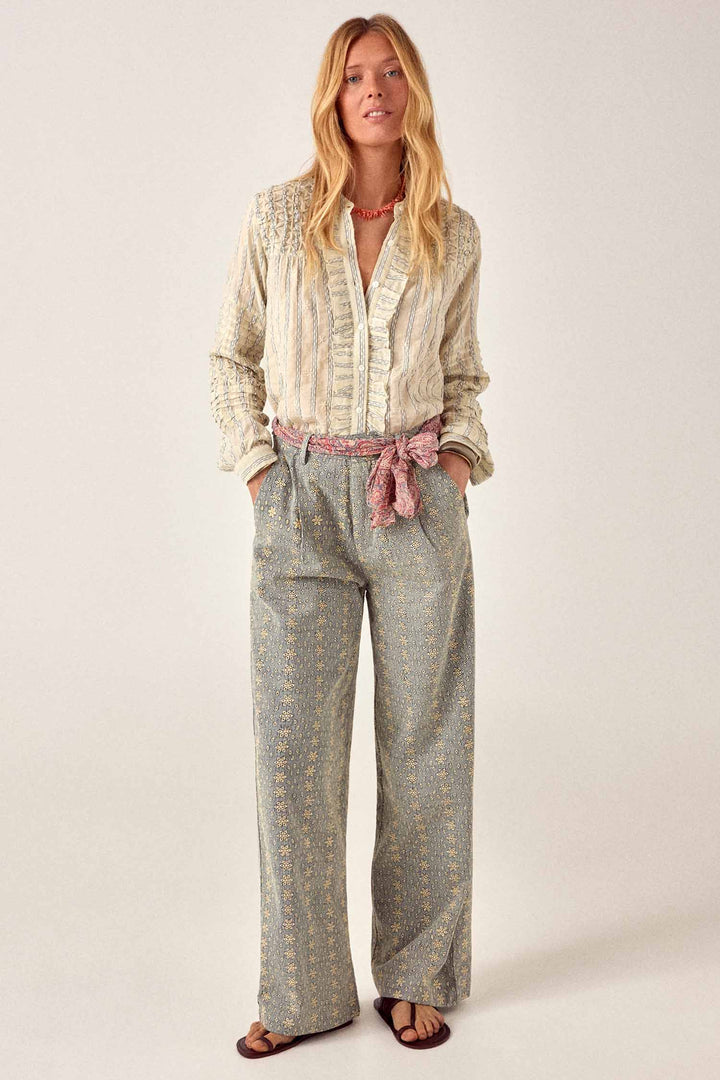 Elta Blouse in Cloud Thread