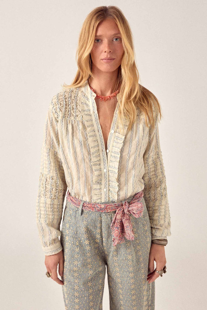 Elta Blouse in Cloud Thread
