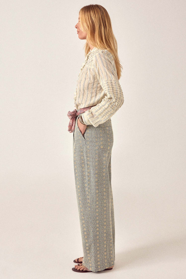 Elta Blouse in Cloud Thread