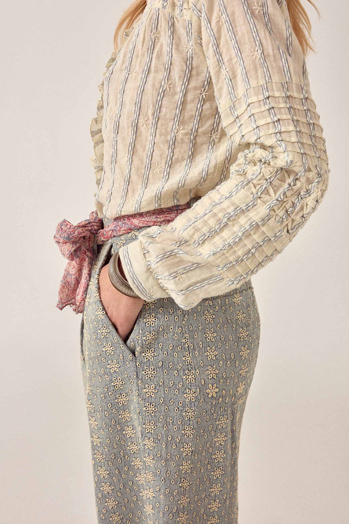 Elta Blouse in Cloud Thread