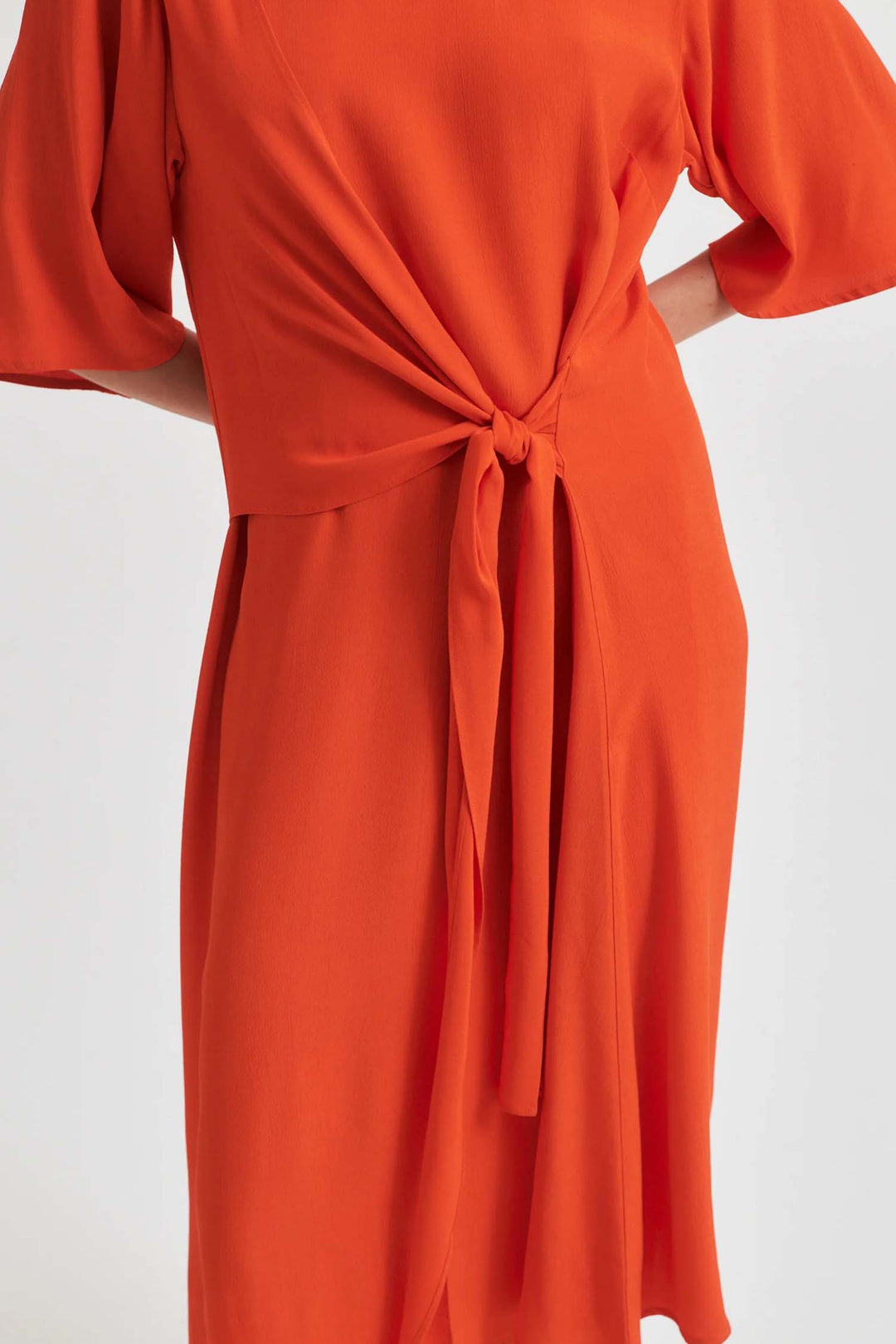 Elvas Midi Dress in Poinciana