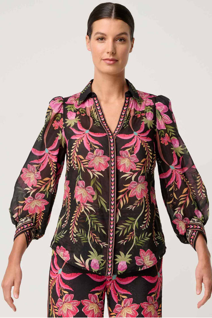 Elysian Printed Shirt in Anthos Lotos