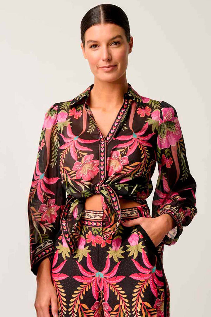 Elysian Printed Shirt in Anthos Lotos