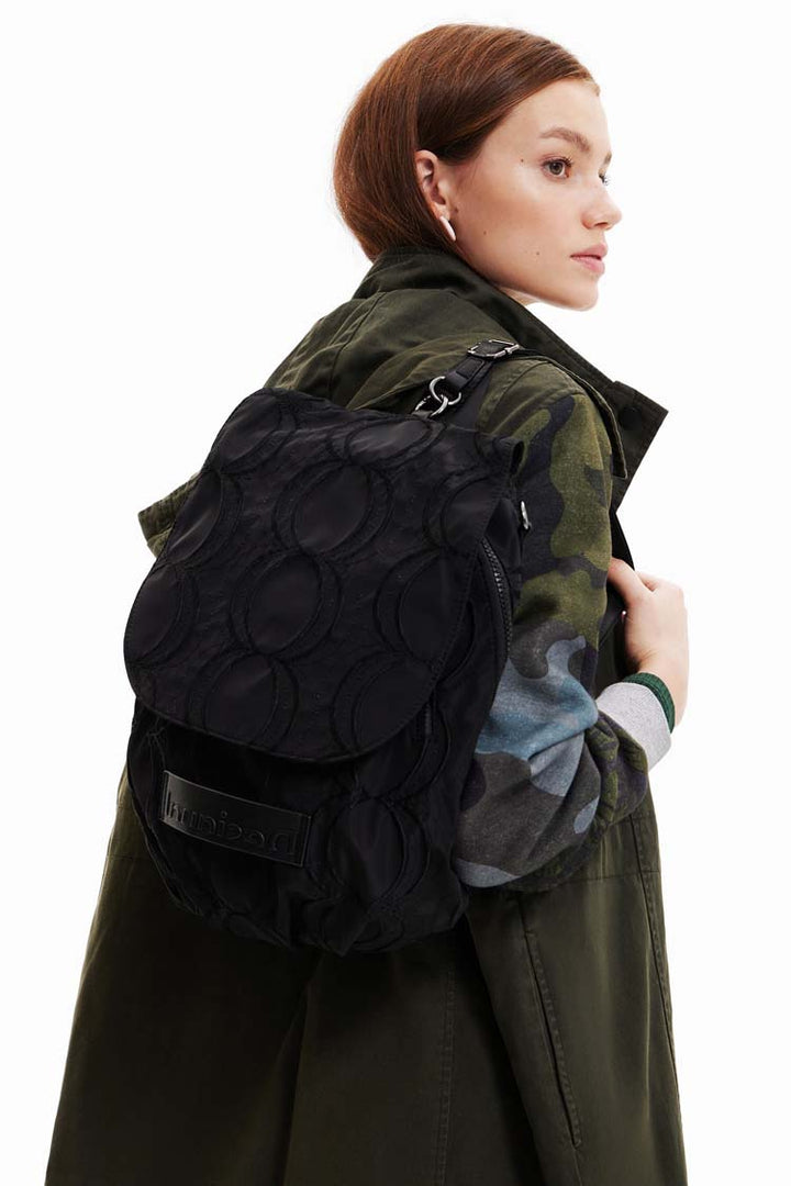 Embossed Circles Backpack
