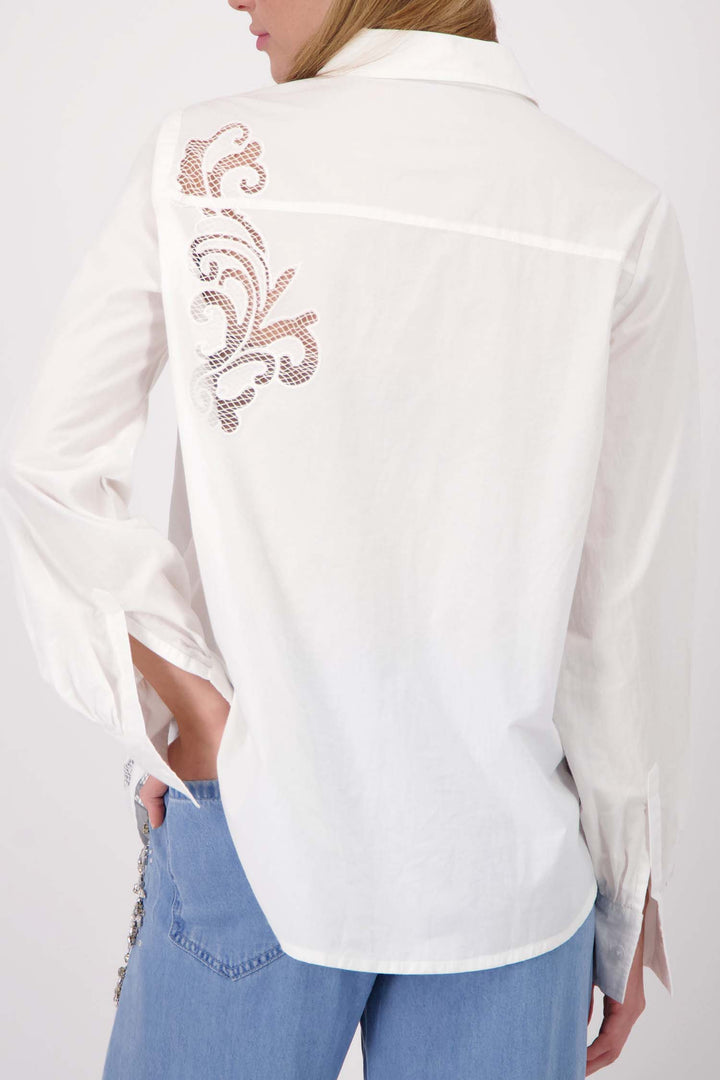 Embroidery Blouse in Cream