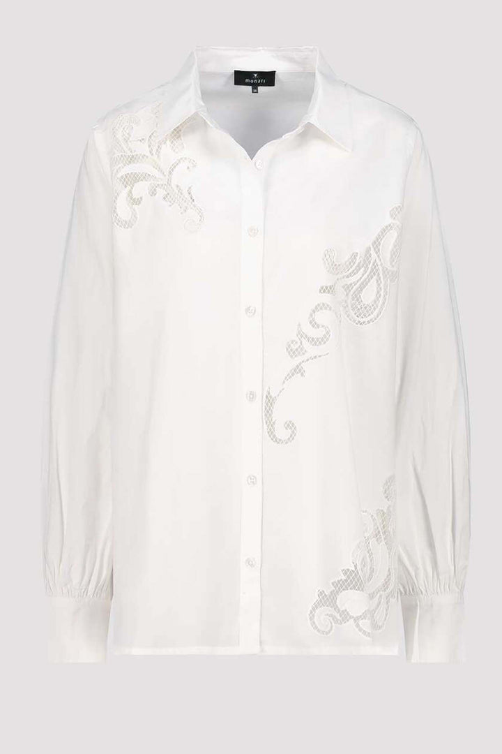 Embroidery Blouse in Cream