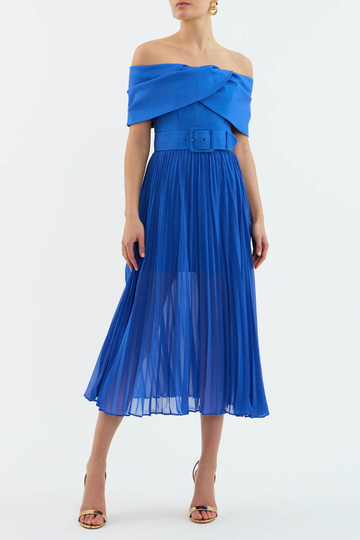 Emelie Off Shoulder Midi Dress