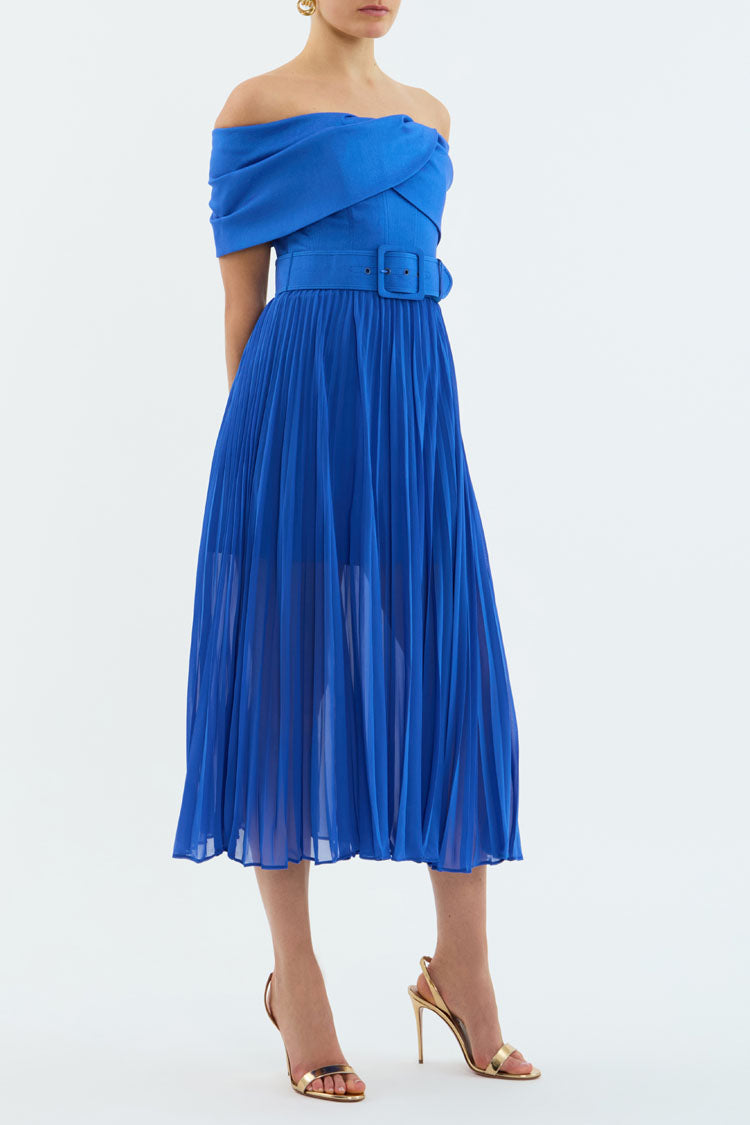 Emelie Off Shoulder Midi Dress