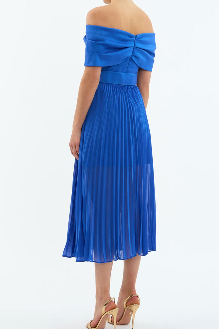 Emelie Off Shoulder Midi Dress