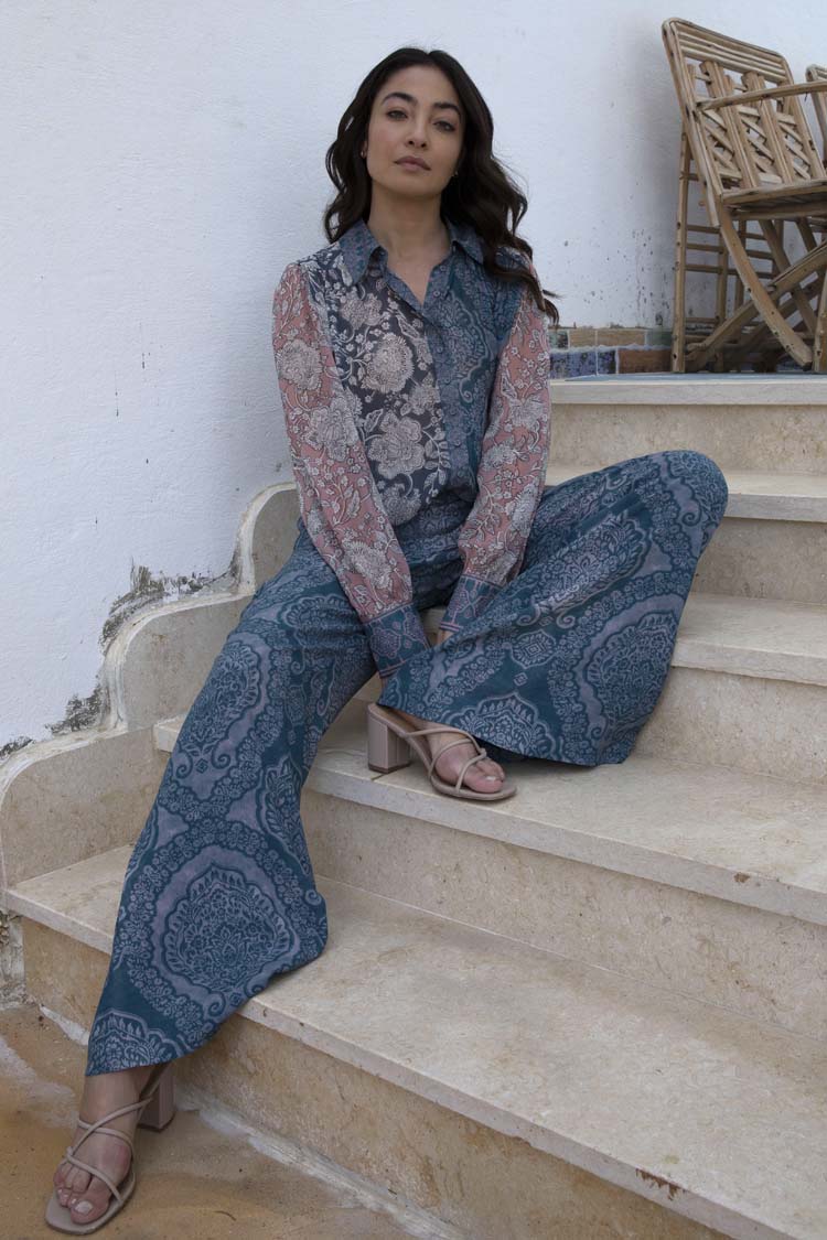 Ivy Shirt in Indigo Henna