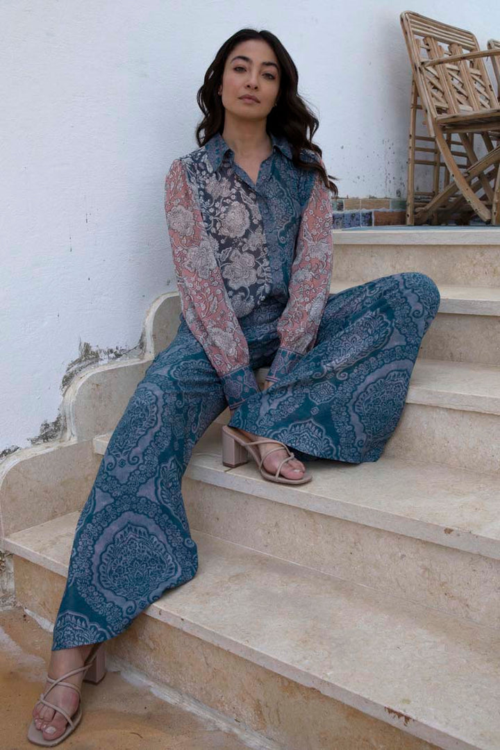 Ivy Shirt in Indigo Henna