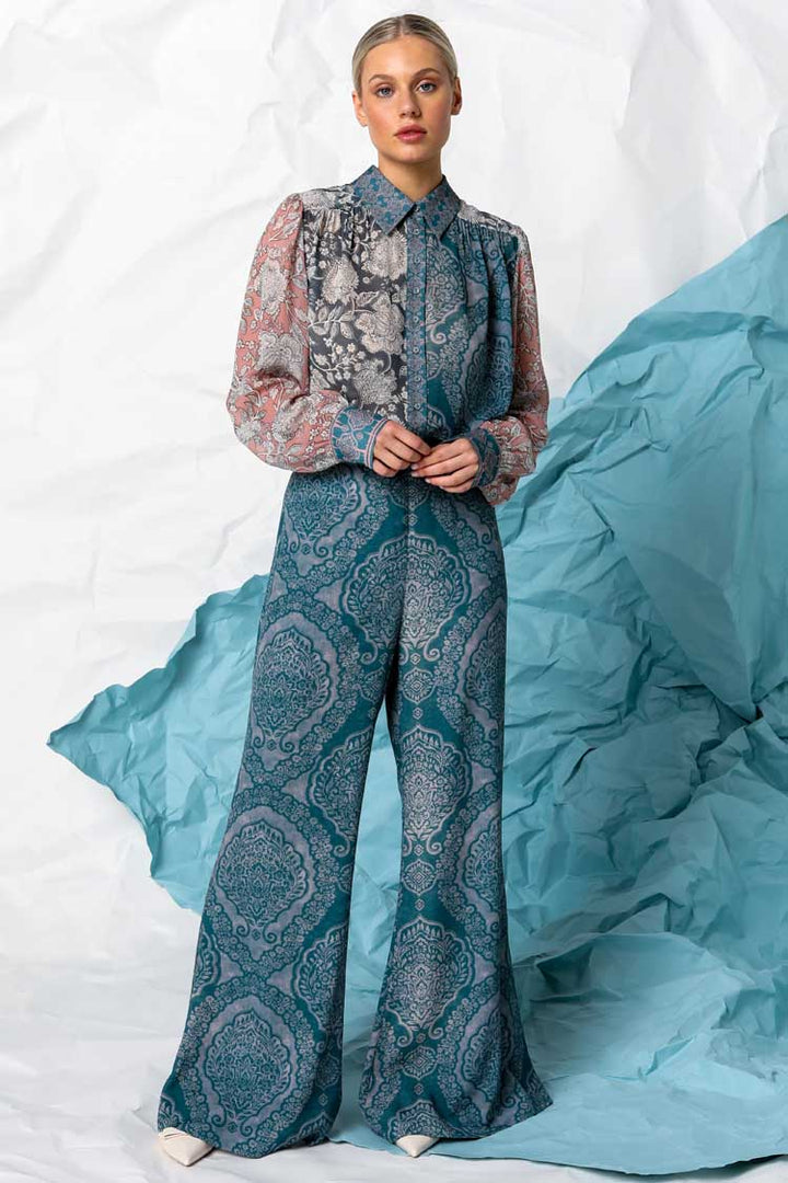 Emilia Pant in Indigo Henna