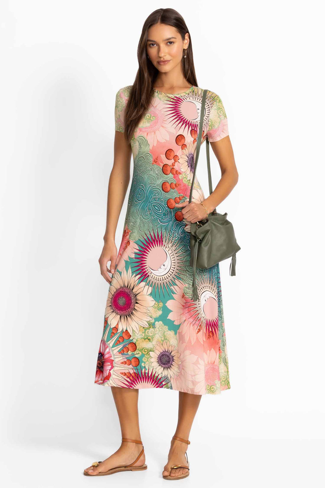 Emily Janie Fav Cap Sleeve Maxi Dress