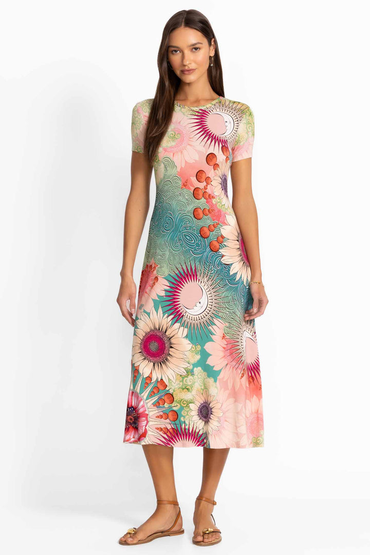 Emily Janie Fav Cap Sleeve Maxi Dress