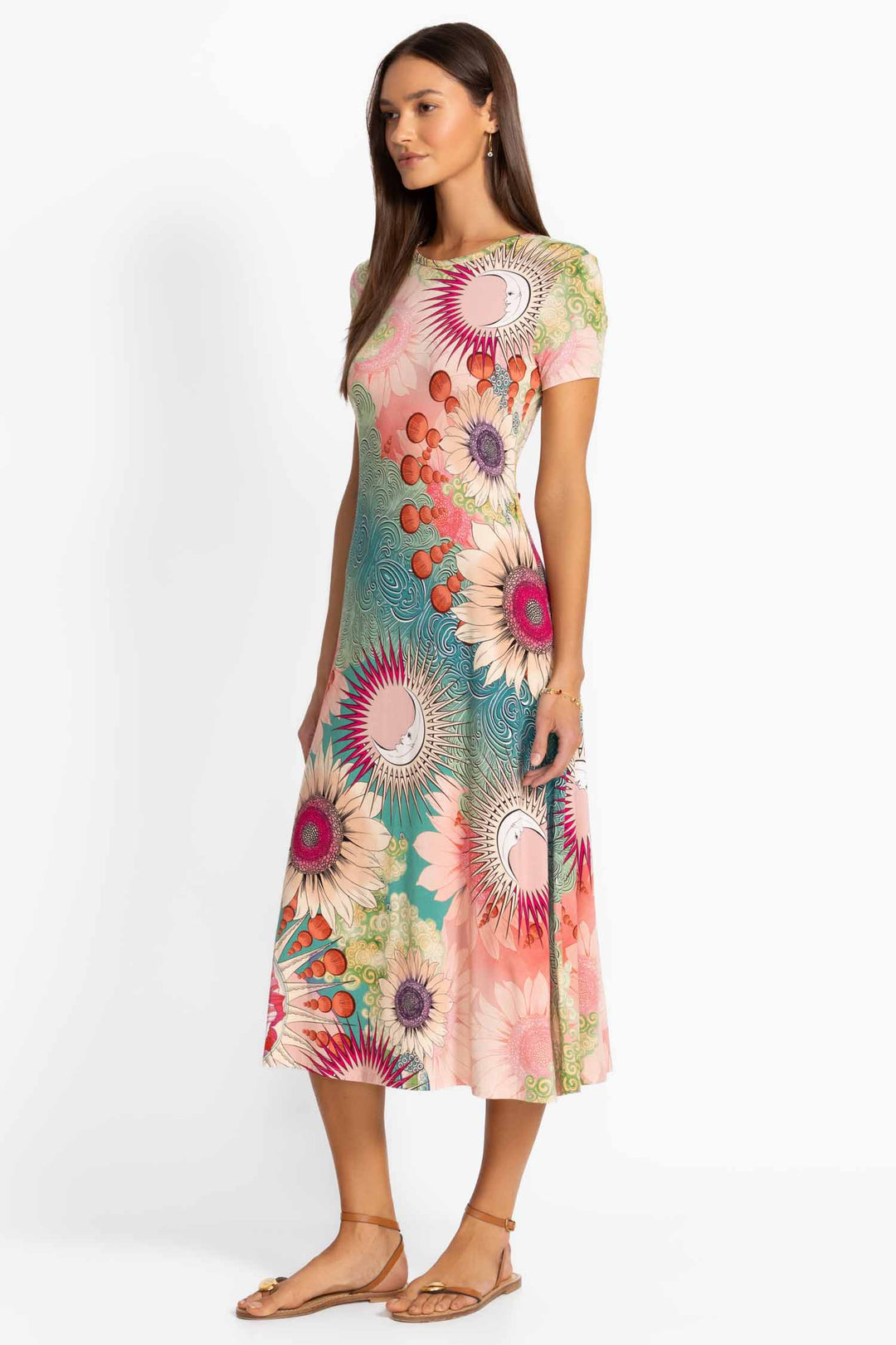 Emily Janie Fav Cap Sleeve Maxi Dress