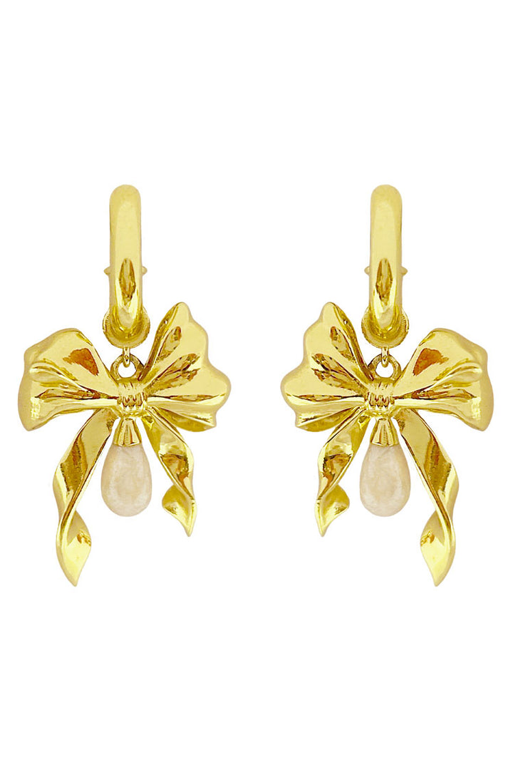 Emily Pearl Enamel Earring