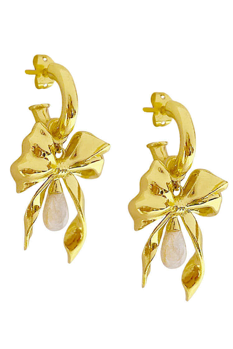 Emily Pearl Enamel Earring