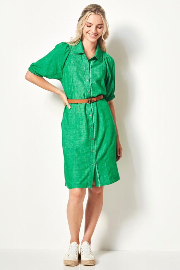 Enrich Dress in Emerald | FINAL SALE