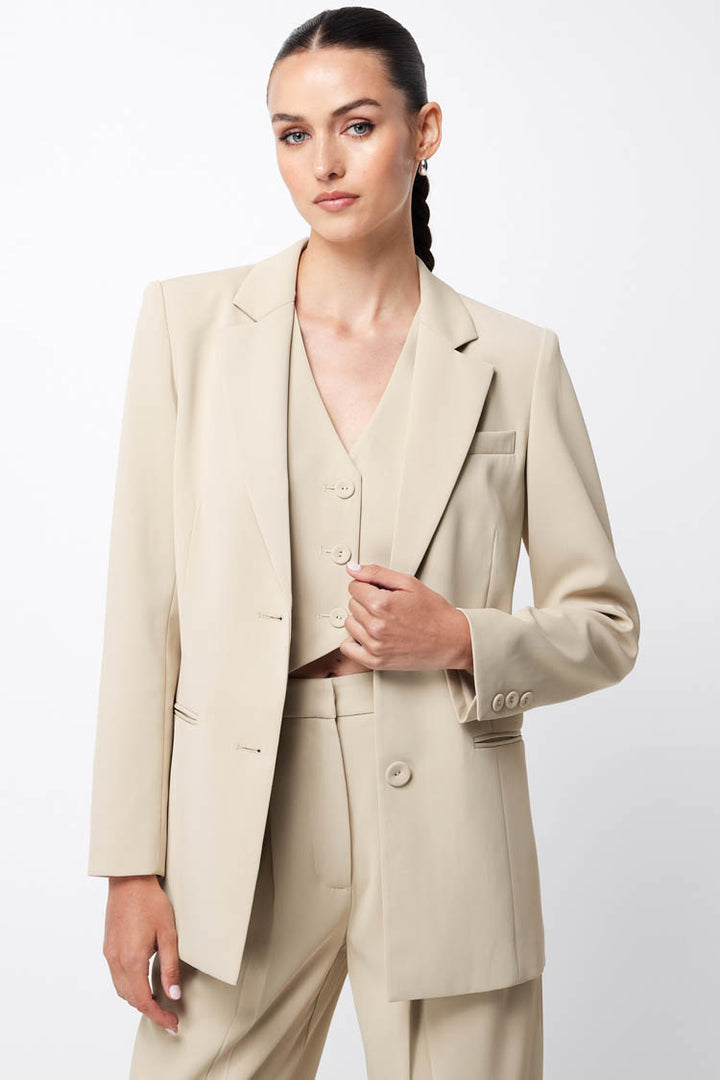 Entice Me Blazer in Natural | FINAL SALE