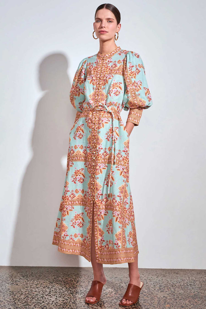 Envelop Dress in Spring Glow