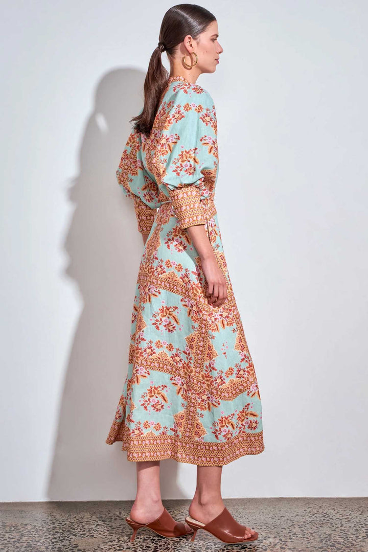 Envelop Dress in Spring Glow