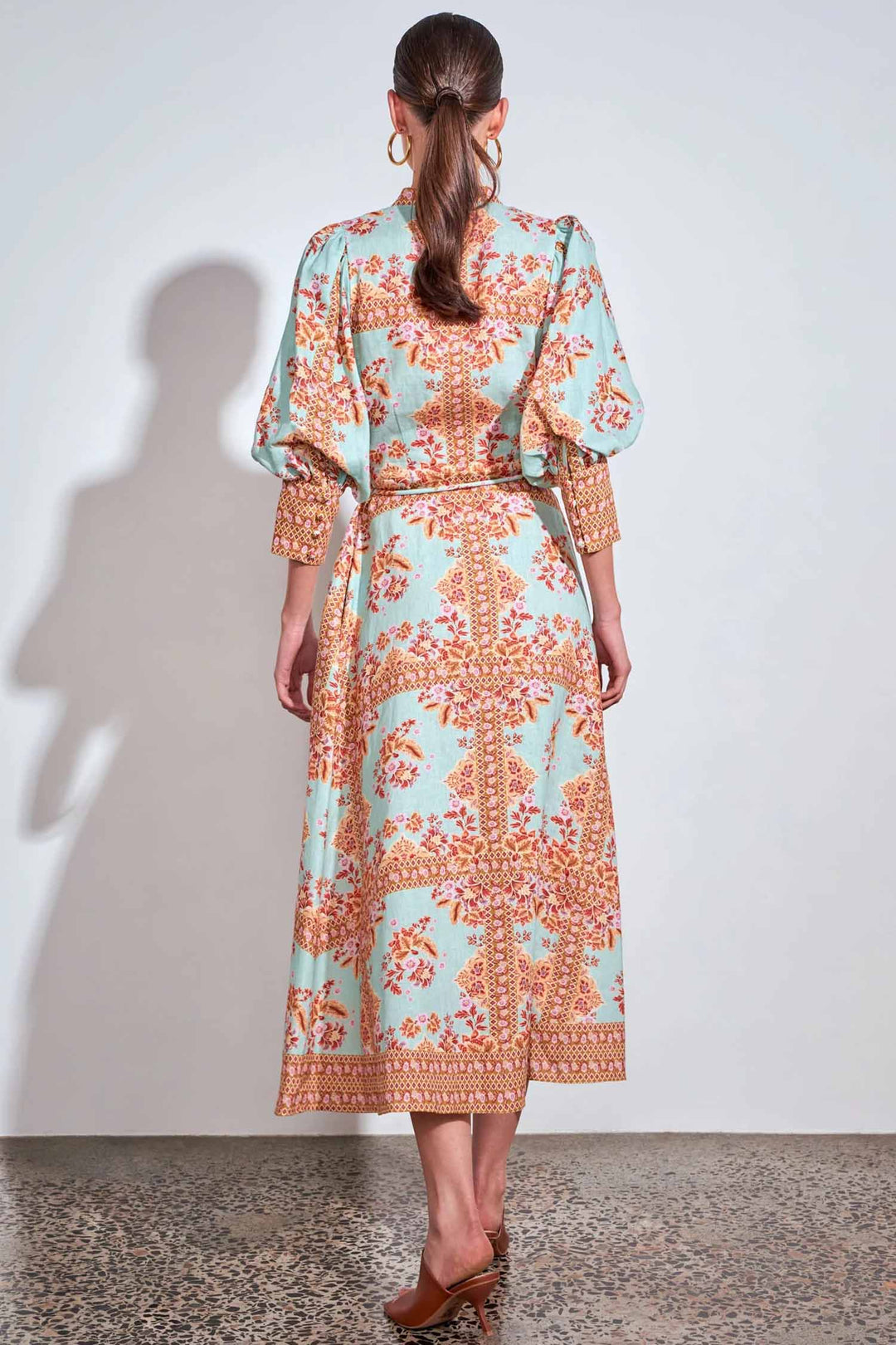 Envelop Dress in Spring Glow