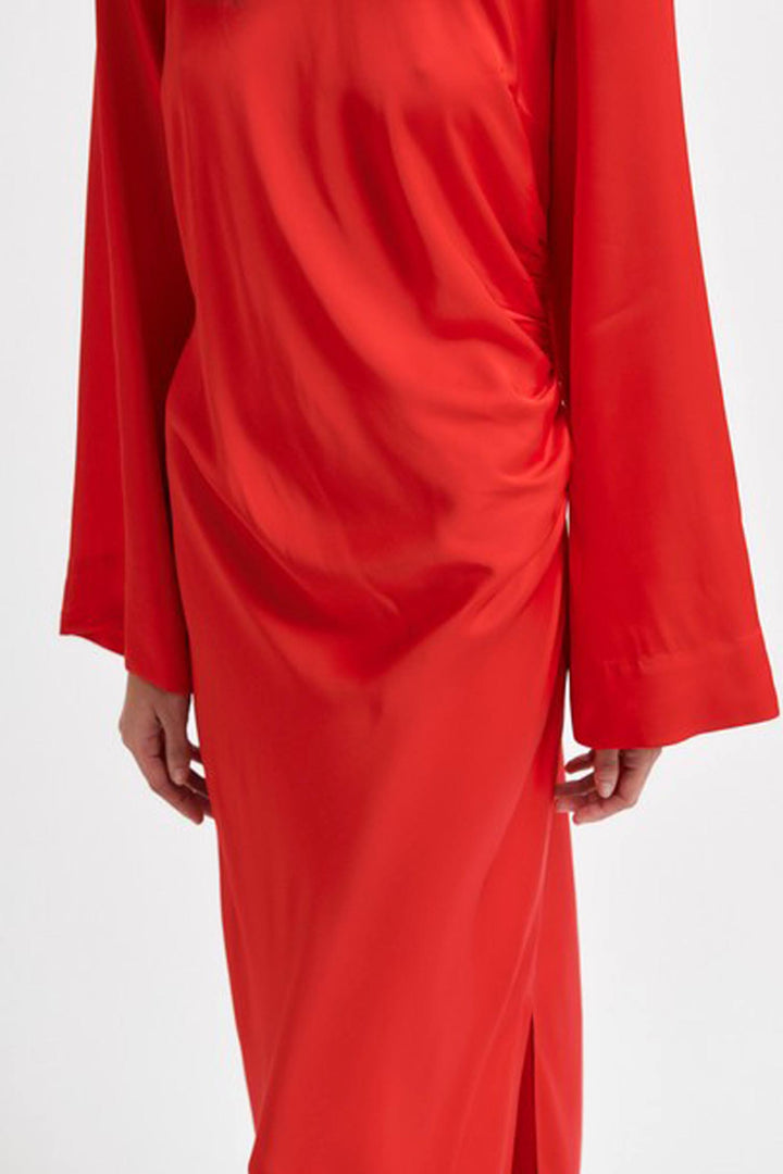 Ermine Dress in Goji Berry