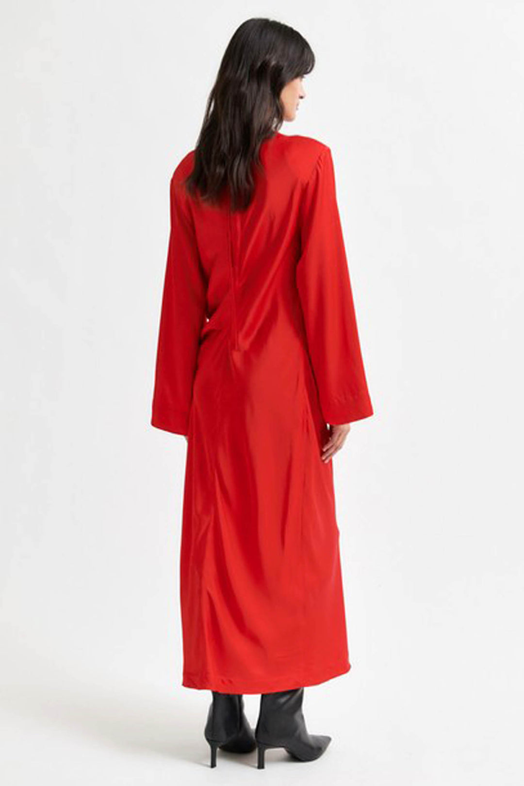 Ermine Dress in Goji Berry