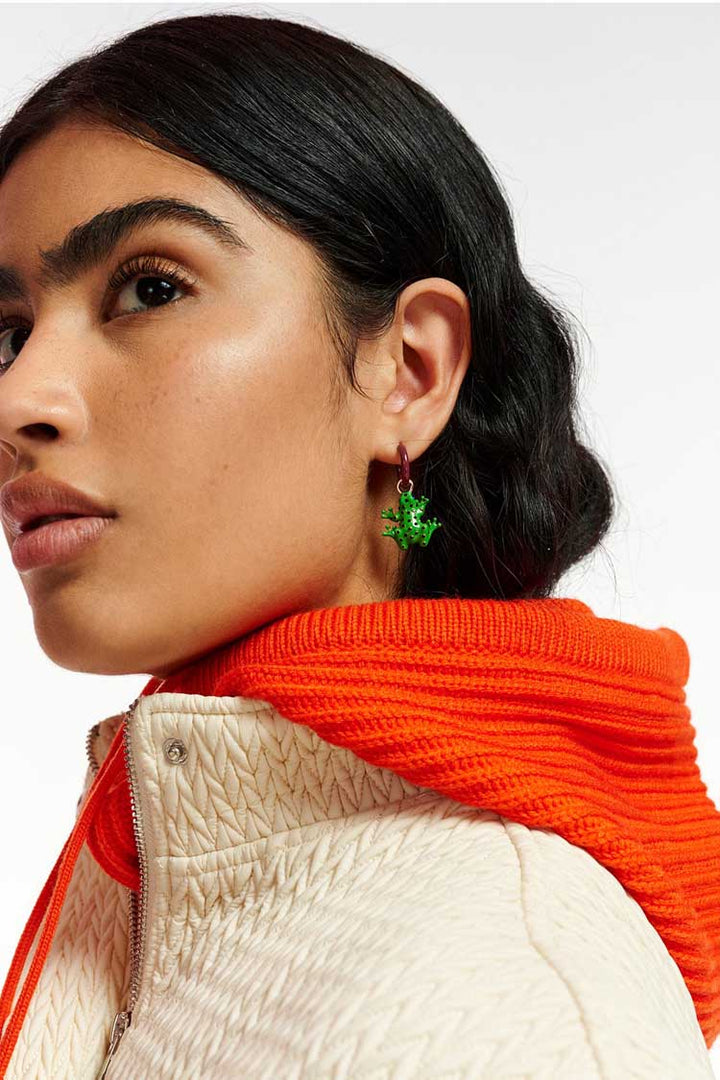 Essentiel Antwerp Bicolour Earrings in Margot Mauve