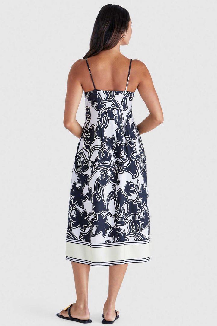 Esme Midi Dress in Imprint Floral
