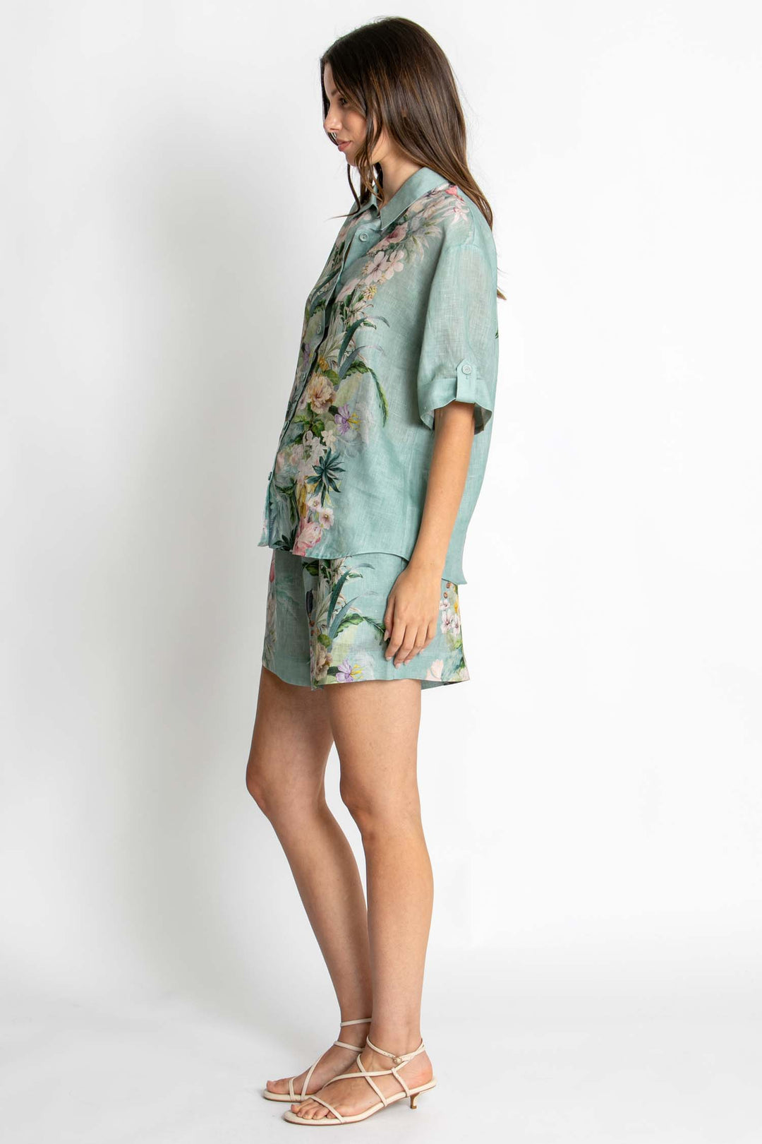 Eva SS Shirt in Sage Amour