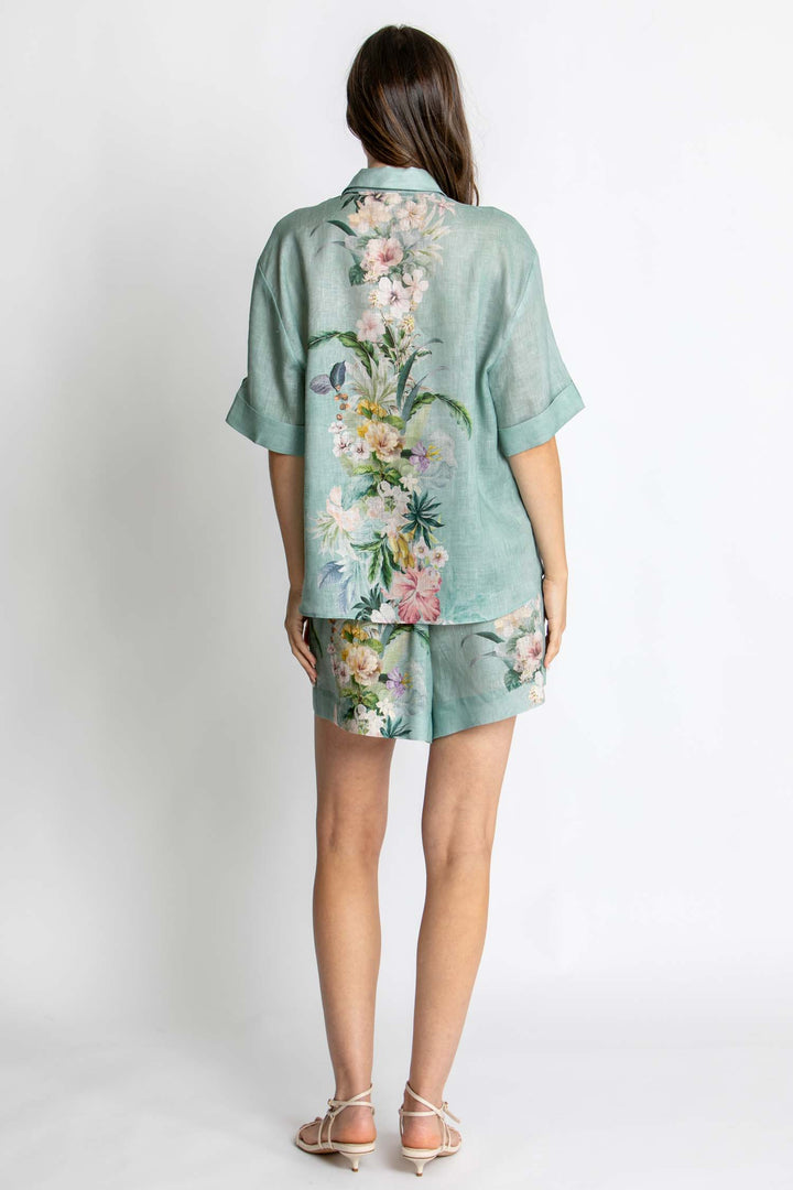 Eva SS Shirt in Sage Amour