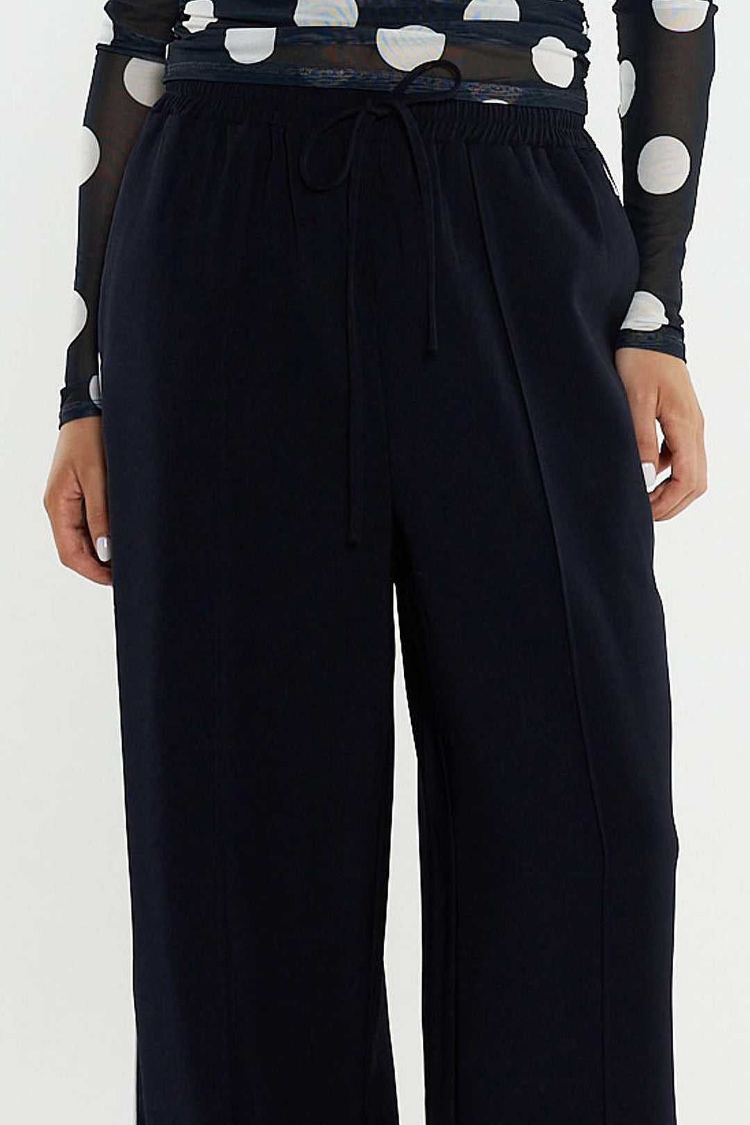 Eva Side Seam Pant in Navy