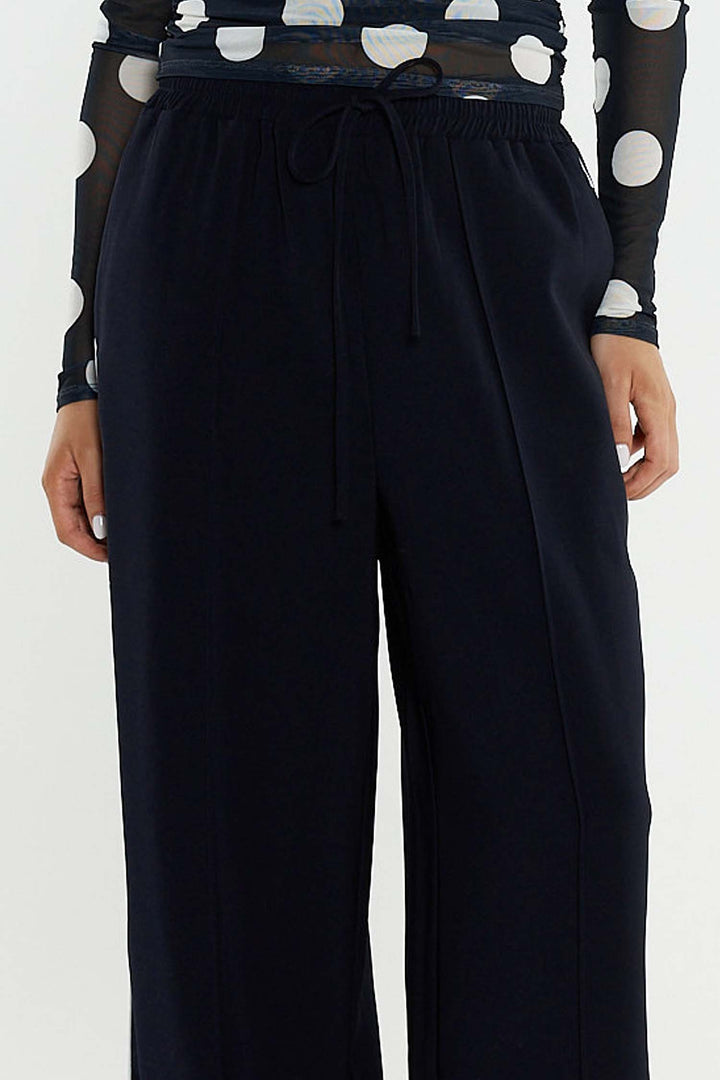 Eva Side Seam Pant in Navy