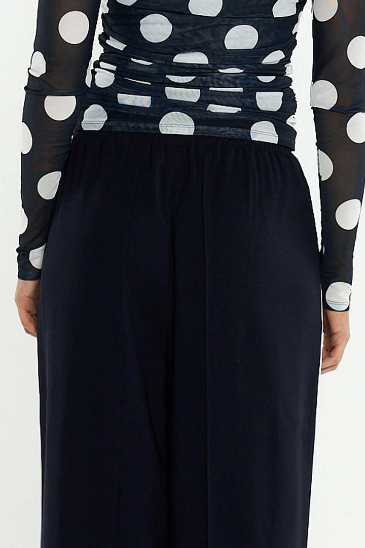 Eva Side Seam Pant in Navy