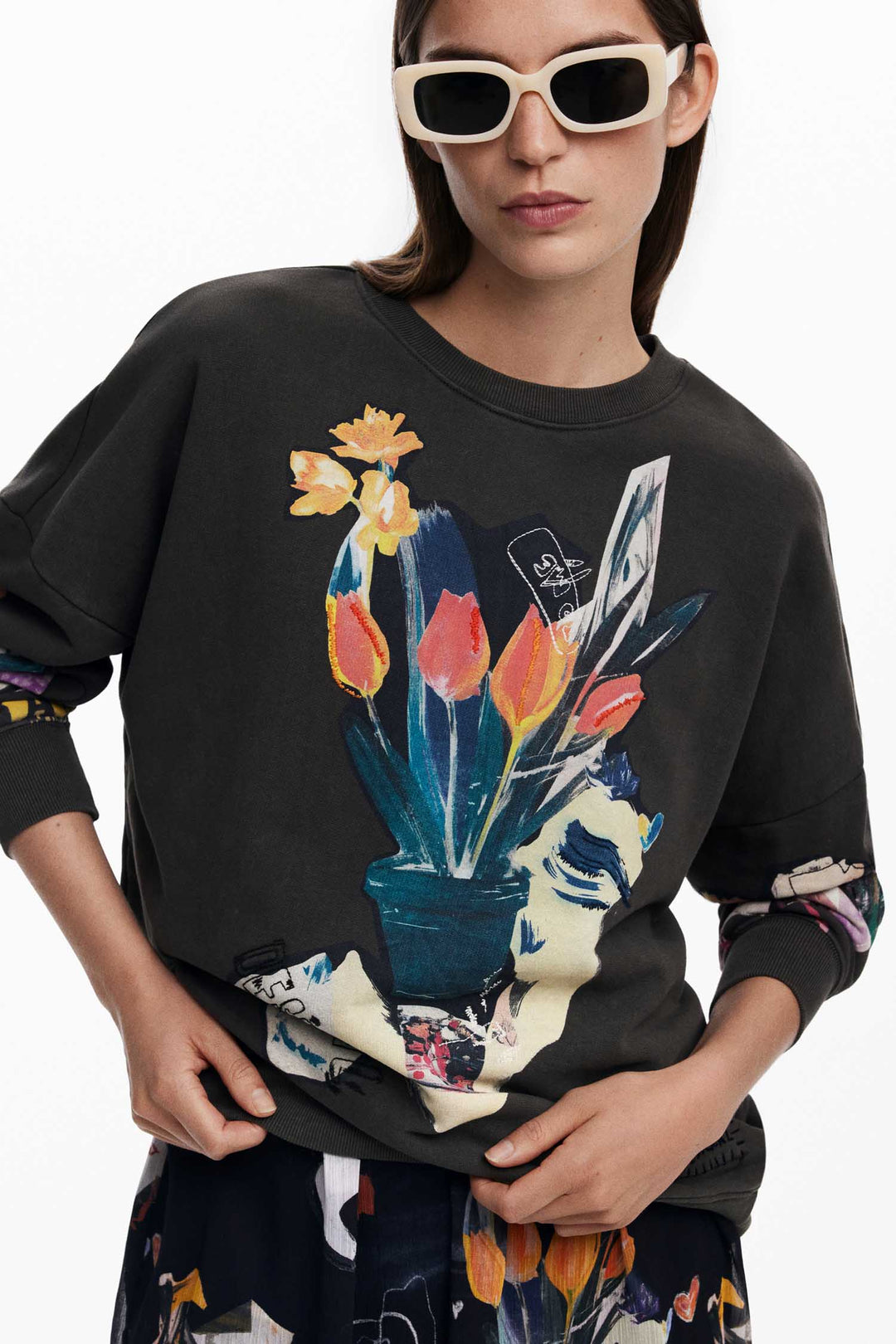 Evelyn Sweater in Ceniza
