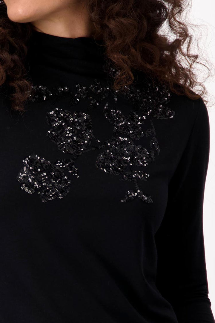 Evening Top with Sequin Embellishment