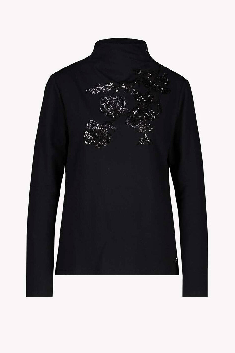 Evening Top with Sequin Embellishment
