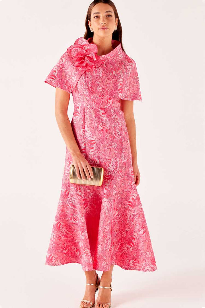 Everlasting Blossom Dress n Cape Set