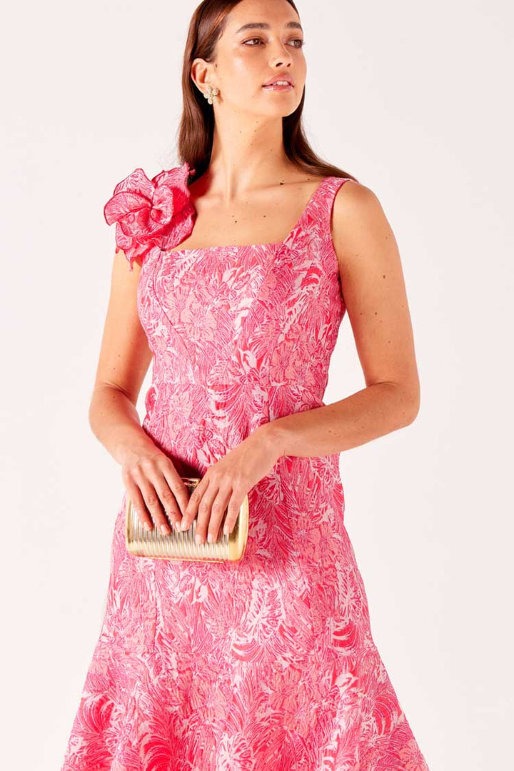 Everlasting Blossom Dress n Cape Set