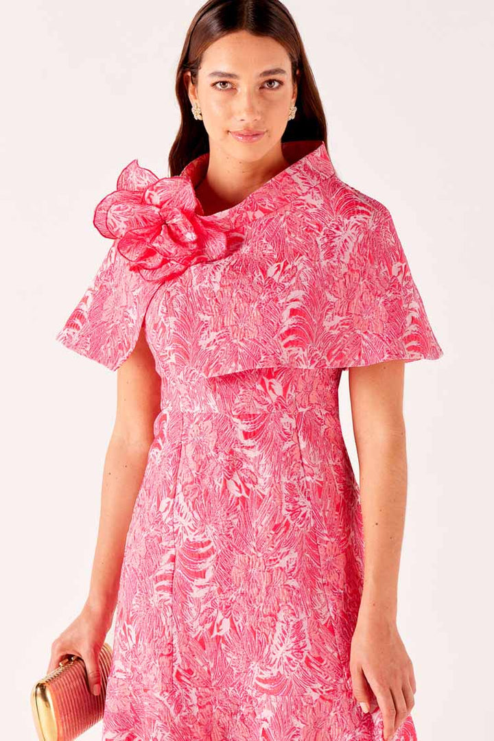 Everlasting Blossom Dress n Cape Set